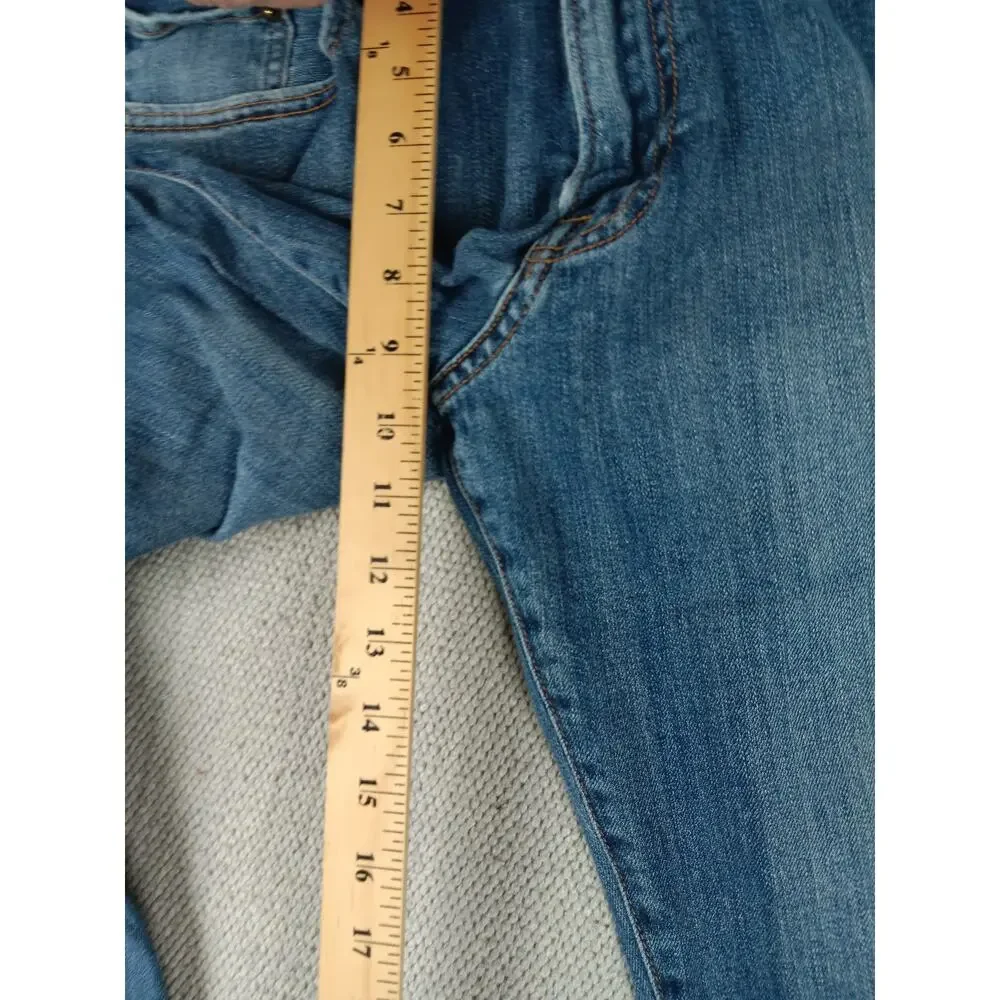 Lucky Brand 361 Vintage Straight Jeans Mens 33X31 Blue Whiskered Casual Street - Picture 12 of 14